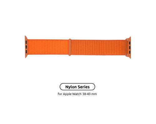Ремінець до смарт-годинника Armorstandart Nylon Band для Apple Watch 42 (Series 10)/41/40/38 Orange C (ARM57848)
