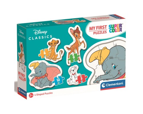 Пазл Clementoni 4 в 1 Disney Animals, серія 