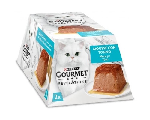 Паштет для котів Purina Gourmet Revelations мус з тунцем 2х57 г (8445291938014)