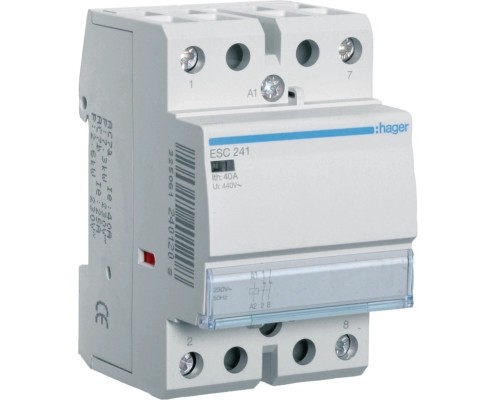 Автоматичний вимикач Hager 40 A 230V 2NC (B) (ESC241)