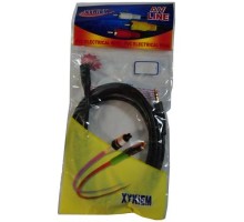 Кабель мультимедійний Jack 3.5mm папа/Jack 3.5mm мама Atcom (16848) 