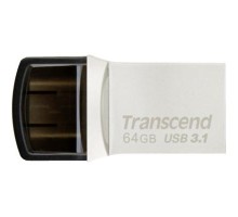 USB флеш накопичувач Transcend 64GB JetFlash 890S USB 3.1 (TS64GJF890S) 
