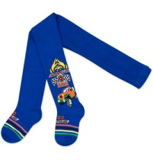 Колготки дитячі Bross з машиною сині (10848-5-7B-blue)