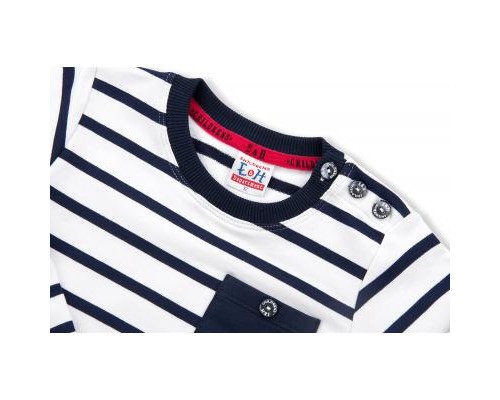 Набір дитячого одягу E&H в смужку із кишенькою (8999-74B-blue)