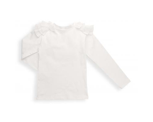 Кофта дитяча Breeze з шифоновими рюшами (9270-164G-cream)