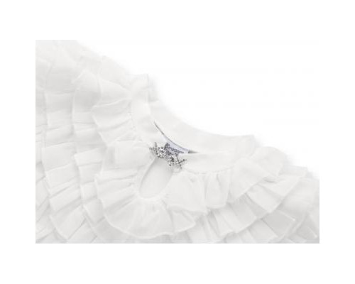 Кофта дитяча Breeze з шифоновими рюшами (9270-164G-cream)