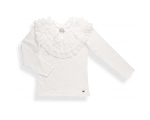 Кофта дитяча Breeze з шифоновими рюшами (9270-164G-cream)