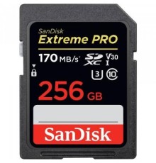 Карта пам'яті SanDisk 256GB SDXC class 10 UHS-I U3 Extreme Pro (SDSDXXY-256G-GN4IN)
