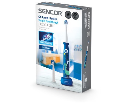 Електрична зубна щітка Sencor SOC0910BL