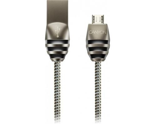 Дата кабель USB 2.0 AM to Micro 5P 1.0m Canyon (CNS-USBM5DG)
