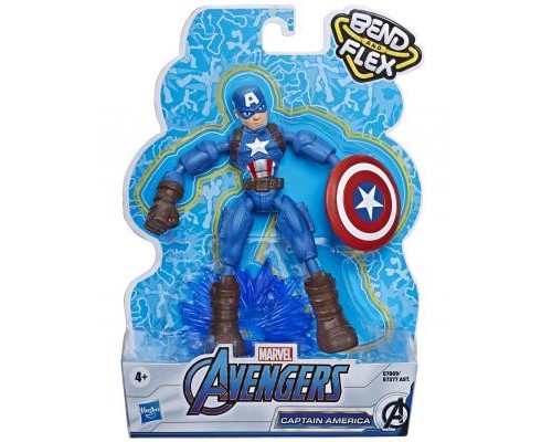Фігурка для геймерів Hasbro Avengers Bend and flex Капітан Америка (E7377_E7869)