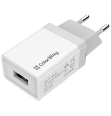 Зарядний пристрій ColorWay 1USB 1A (CW-CHS011-WT)