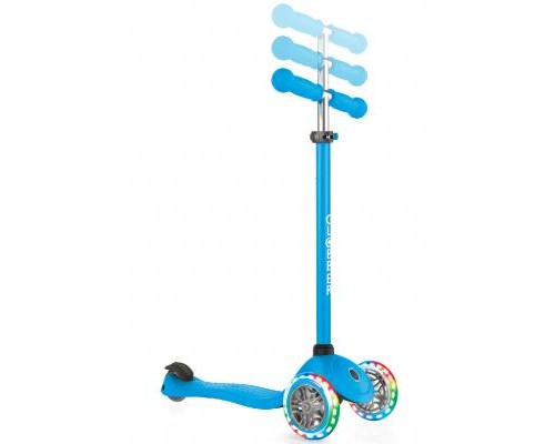 Самокат Globber Primo Lights Led блакитний (423-101-3)