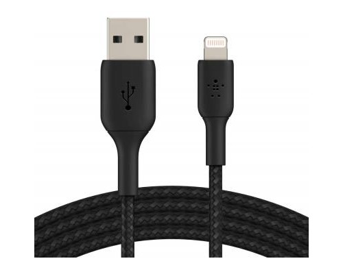 Дата кабель USB 2.0 AM to Lightning 2.0m Belkin (CAA002BT2MBK)