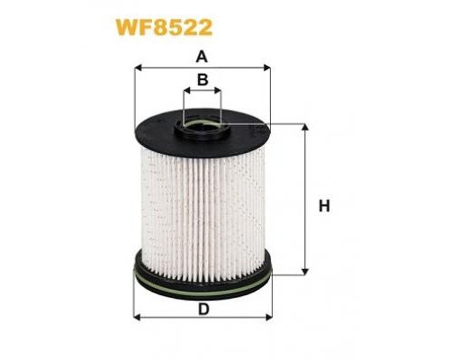 Фільтр паливний Wixfiltron WF8522