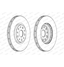 Гальмівний диск FERODO DDF1449
