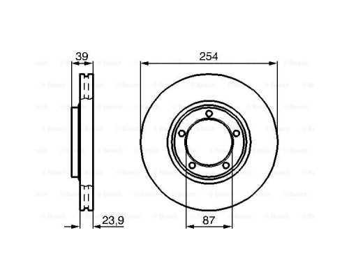 Гальмівний диск Bosch 0 986 478 714