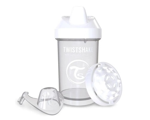 Поїльник-непроливайка Twistshake 8+ біла 300 мл (78063)