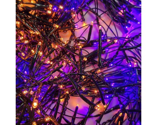 Гірлянда YES! Fun 100 LED, помаранч.+фіолет. 5м, 8 режимів (801178)