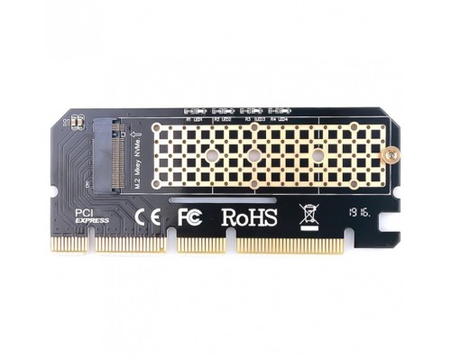 Контролер Maiwo M.2 NVMe M-key SSD 22*30mm, 22*42mm, 22*60mm, 22*80mm to PCI (KT046)