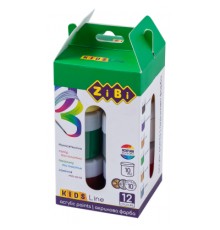 Акрилові фарби ZiBi KIDS Line 12 кольорів по 10мл (ZB.6662)