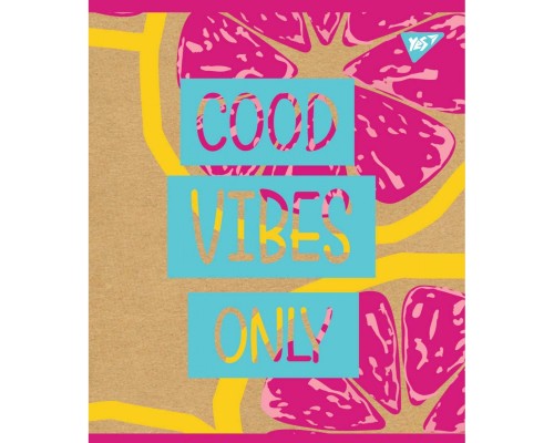 Зошит Yes А5 Fruits Color Крафт 18 аркушів лінія 5 дизайнів (765097)