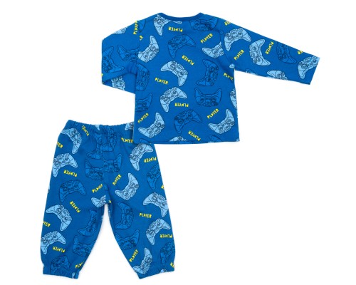 Піжама дитяча Breeze з довгим рукавом (16745-74B-blue)