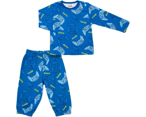 Піжама дитяча Breeze з довгим рукавом (16745-74B-blue)