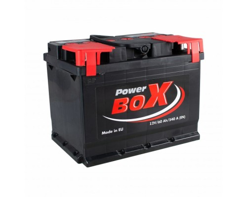 Акумулятор автомобільний PowerBox 60 Аh/12V А1 (SLF060-01)