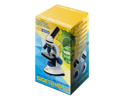 Мікроскоп Sigeta MB-113 40x-400x LED Mono (65231)