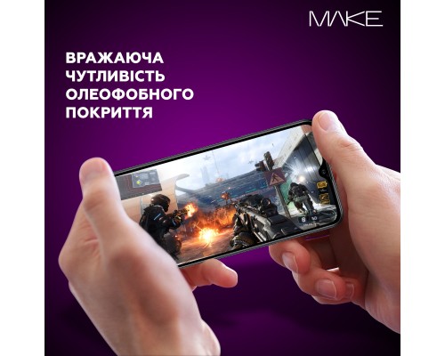 Скло захисне MAKE Apple iPhone 14 (MGF-AI14)