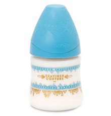 Пляшечка для годування Suavinex Couture, 150 мл, 0+ блакитна (304127)