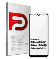 Скло захисне Armorstandart Full Glue Samsung A04 / A04s / A04e / M04 / F04 Black (ARM63888)