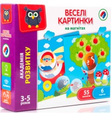 Розвиваюча іграшка Vladi Toys Гра Веселі картинки магнітна (укр) (VT5422-06)