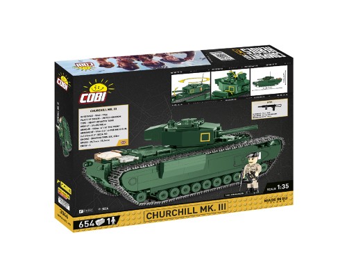 Конструктор Cobi Company of Heroes 3 Танк Mk III Черчілль, 654 деталей (COBI-3046)