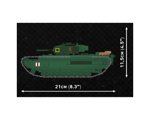 Конструктор Cobi Company of Heroes 3 Танк Mk III Черчілль, 654 деталей (COBI-3046)