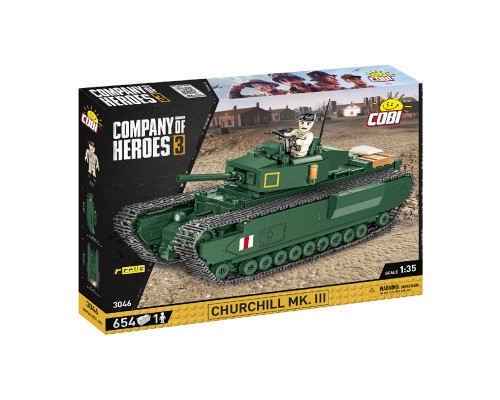 Конструктор Cobi Company of Heroes 3 Танк Mk III Черчілль, 654 деталей (COBI-3046)