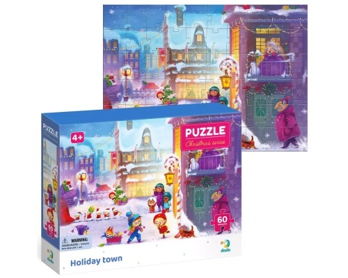 Пазл DoDo Святкове містечко, 60 елементів (300576)