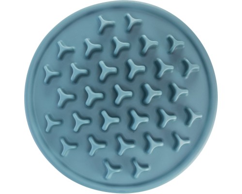 Посуд для котів Trixie Килимок Pillars Повільне годування d 35 см (блакитний) (4011905250380)