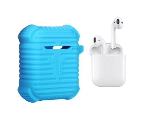 Чохол для навушників Protective i-Smile для Apple AirPods IPH1371 Blue (702351)