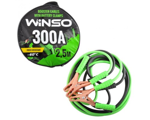 Дроти для запуску для автомобіля WINSO 300А, 2,5м (138310)