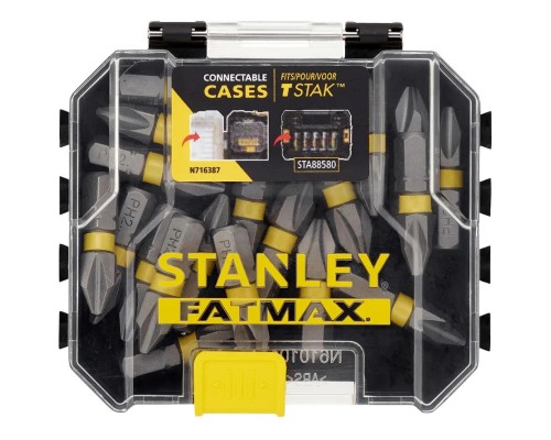 Набір біт Stanley FatMax, Phillips, Ph2, L = 25 мм, 20 шт, кейс (STA88569)
