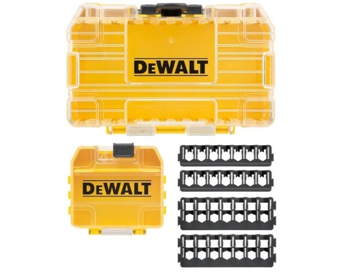 Ящик для інструментів DeWALT для біт системи TSTAK Tough Case S з футляром та касетами для біт 4 шт. (DT70801)