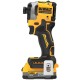 Шуруповерт DeWALT 18 В XR Li-lon PowerStack 2x1.7Ah, 206 Нм, кейс TSTAK (DCF850E2T)