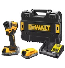 Шуруповерт DeWALT 18 В XR Li-lon PowerStack 2x1.7Ah, 206 Нм, кейс TSTAK (DCF850E2T)