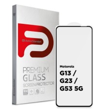 Скло захисне Armorstandart Full Glue Motorola G13 / G23 / G53 5G Black (ARM66138)