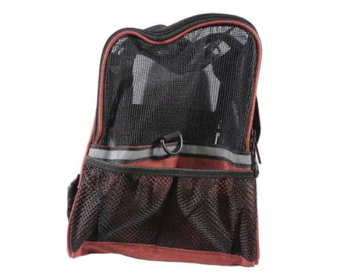 Переноска для тварин AnimAll HJ-8003 м'яка 48х25х33 см бордова (2000981206246)