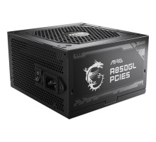 Блок живлення MSI 850W (MAG A850GL PCIE5)