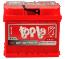 Акумулятор автомобільний Topla 45 Ah/12V Energy Euro (108 045)