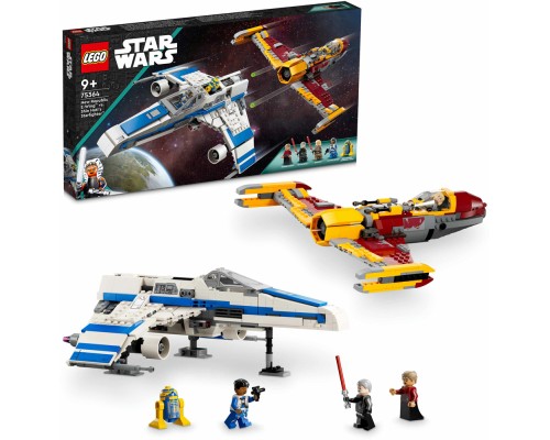 Конструктор LEGO Star Wars Винищувач Нової Республіки E-Wing проти Зоряного винищувача Шин Хаті 1056 деталей (75364)